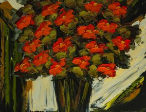 Red Poppies Contemporary