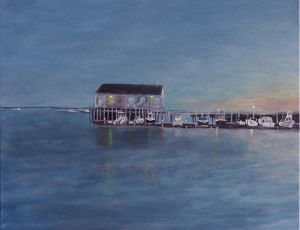 The Wharf at Twilight