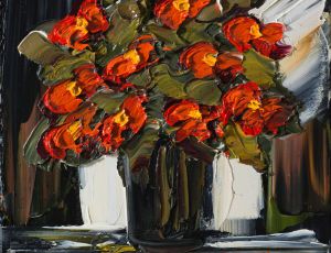 Red Poppies, Contemporary by A. Paul