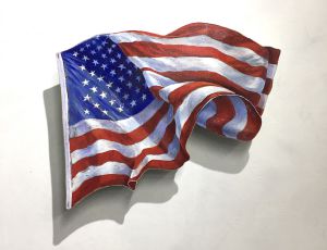 American Flag Flying