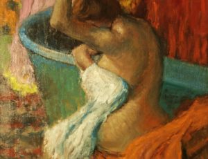 Seated Bather, after Degas